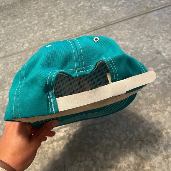 Vintage I Love Lucy A Tribute Universal Studios Hat Teal Blue Lucille Ball Retro - Picture 6 of 9